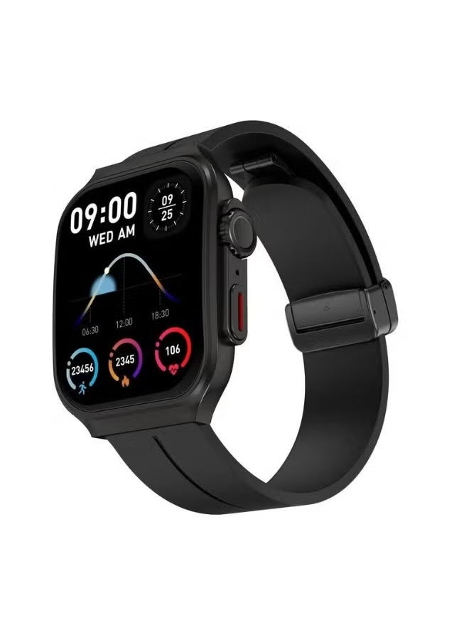 ELTRAZONE OV88 Curved Screen Smart Watch for Men & Women – 2.01″ HD Display | 120+ Sport Modes | Heart Rate & SpO2 Monitor | Bluetooth Calling | Fitness Tracker for Android & iOS - Image 1